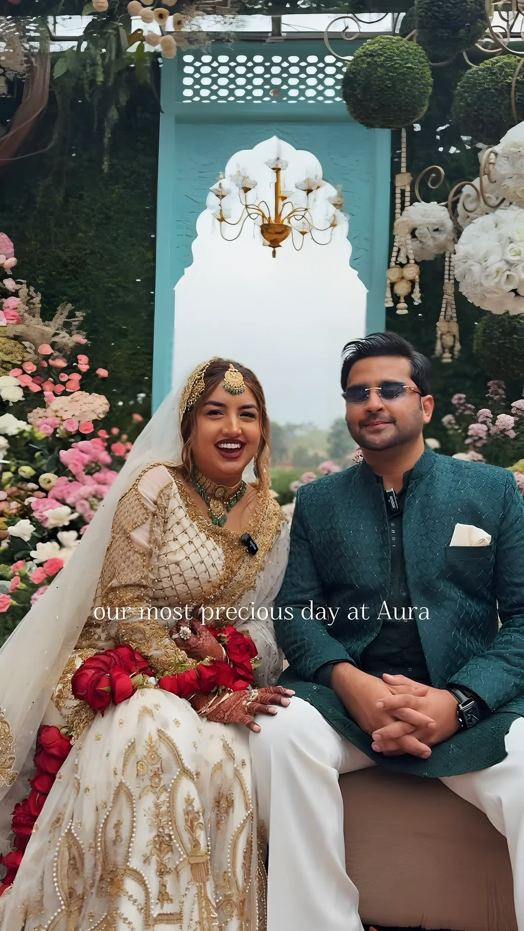 Couple at their nikah
